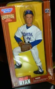 1998 Nolan Ryan Starting Lineup 12" Figure Texas Rangers Cooperstown Collection