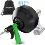 Drain Snake [50 FT] - Auto Feed - Ideal Plumbing Snake for Sink and Drain Unbloc