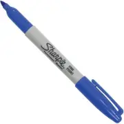 Sharpie Fine Point Permanent Markers, Blue, 12/Case