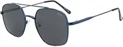 [LEE COOPER] Polarized Square Sunglasses for Men - UVA/UV Protection Double Bridge Eyewear
