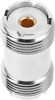 FELTECHELECTR Polyethylene Dual Pass Adapter Female So239 Connector Coaxial Cable Compatible for Uhf Antennas