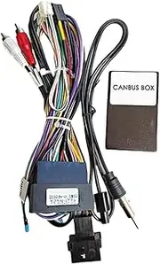 16pin Car Android Wiring Harness with Canbus Box Compatible for Mazda BT-50 BT50 Aftermarket Stereo Installation Wire Adapter