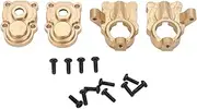 NutriEss RC Steering Cup Providing Balanced Replaceable Golden Brass Steering Cup Gear Cover for FMS FCX24 1/24 Crawler