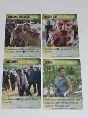 WALKING DEAD BOARD GAME Event Card Promo Set - WATCH OUT Loner INCOMING Passing