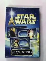 Star Wars Attack Of The Clones 2002 Valentines Day Cards w/ Seals 32ct! New