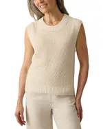 Faherty Miramar Sleeveless Linen Sweater