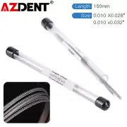 AZDENT Dental Orthodontic Lingual Retainer Wire Flat Straight Twist Wire
