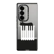 Galaxy Z Fold6 Impact Case Music cat on the heater