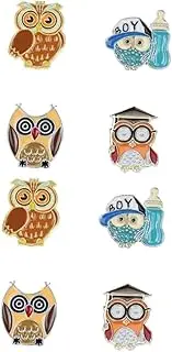 [AOKWAWALIY] Owl Breastpin Animal Lapel Owl Lapel Pin Cartoon Brooch Elegant Owl Brooch Bird Brooch Pin Cute Lapel Animal Brooches Unique Lapel Animal Decor Elegant