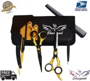 6.5Professional Hair Cutting Kit Thinning Scissors Barber Shear Hairdressing Set