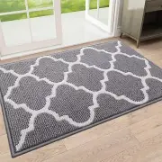 Indoor Door Mat, 30x17, Non-Slip Absorbent Resist Dirt Entrance Mat, Washable...