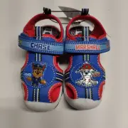 Paw Patrol Sandals Toddler Size 7 Light Up Chase Marshall Closed