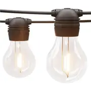 15/30 LED Festoon Lights Outdoor Solar Fairy String Lights Christmas Party 2 Pack