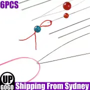 6Pcs Threading Tool Big Eye Beading Needles for Jewelry for Bracelet Jewelry DIY