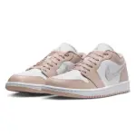 【NIKE 耐吉】W AIR JORDAN 1 LOW CRIMSON TINT 白粉 低筒 運動鞋 休閒鞋 女鞋 男鞋 喬丹(DC0774-120)