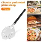 Pizza Turning Peel Aluminum Pizza Paddle Perforated Pizza Spatula with TocCa