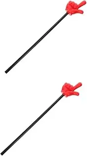 Vaguelly Finger Pointer Stick 2pcs Girl Hand Pointer Main Pointing Pointers for Classroom for Finger Accessories Pointy Stickers Kit Inflatable Teacher Pointer Stick Toy Hand Pointer for Party Red