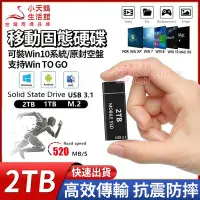 在飛比找Yahoo!奇摩拍賣優惠-現貨 SSD 硬碟 固態硬碟 行動硬碟 迷你隨身款 2TB 