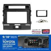 Aerpro 9" Multimedia Receiver Head Unit Kit to suit Toyota LandCruiser 200 Series - AKTO18