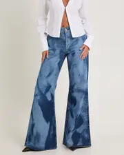 Chloe Baggy Denim Jeans Mars