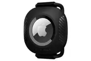 AirTag Case, Genuine SPIGEN Pet Dog Cat Collar ComforTag TPU Cover for Apple - Black