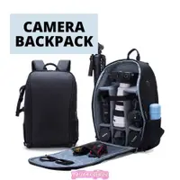 在飛比找蝦皮購物優惠-Waterproof Camera Backpack Bag
