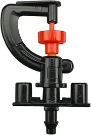 Mbiyhgta Small Irrigation Spray Heads Sprinkler Head | G Type Refractive Versatile Rotary Sprinkler | Adjustable Soft Lawn Spray Nozzle for Shrubs, Greenhouses