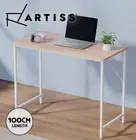 Artiss Computer Desk Oak 100CM For Home & Office-Light Wood