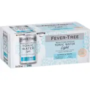 Fever Tree Mediterranean Light Tonic 8Pk Can 150mL