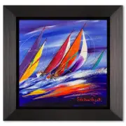 Natalia Sinkovsky Framed Hand Signed Original Painting on Canvas