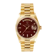 Rolex Day-Date 36 Yellow Gold Diamond Stella Dial 18038