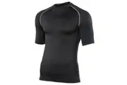 Rhino Mens Sports Base Layer Short Sleeve T-Shirt (Black) - UTRW1277