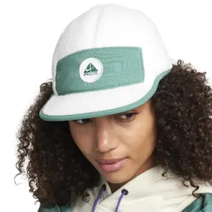 【NIKE 耐吉】棒球帽 Fly ACG Cap 白 綠 保暖 毛絨 可調帽圍 老帽 帽子(FN4411-133)
