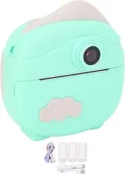 Kids Camera Instant Print, Digital Camera Instant Print with Print Paper, 2 Inch HD IPS Screen 12MP Photo Multiple Zoom Thermal Instant Camera for Travel (No Memory Card)
