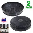2PCS Fits Omega,Smeg Rangehood Carbon Filter Charcoal Filter Black ATCF110 CF110