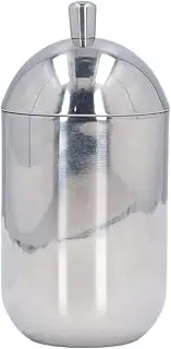 Luxury Stainless Steel Cotton Swab Holders - Dustproof Canisters for Home Bathroom Organization