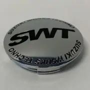 (1) One Suzuki Works Techno Genuine OEM SWT Chrome Color Center Cap C-609-1