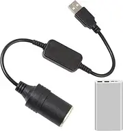 USB To Socket Converter - Car Adapter | Female Converter USB Adapter, Plug Socket Wired Controller Plug, 5V To 12V Converter Extension Cord, Connector Adapter Accessories