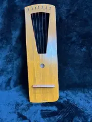 7 Metal Strings Lyre Harp Brown Rosewood Lyre Harps With bag &strings Best Gift