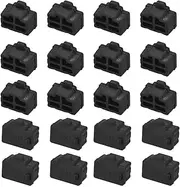 XYWHPGV 20pcs RJ45 Silicone Protectors Ethernet Hub Port Anti debris Cap Cover 12mmx8.3mm Black(4198c dd1c4 002c4 1c335 fb3ab 9fc92