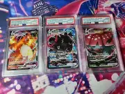 Pokemon VMAX Starter Set Charizard & Venusaur & Blastoise PSA 10 Collector Lot