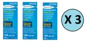 3 x Nasal Decongestant Spray same as Sudafed & Dimetapp Refills ONLY CO