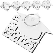 iplusmile 6pcs Graduation Keychain Blanks Pendant Keyring for DIY Crafts Keychains for Graduation Party Favors Versatile Phone Accessories and Backpack Charms