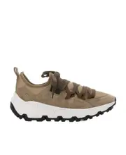 Brunello Cucinelli Chunky-Sole Lace-Up Sneakers 41 light brown