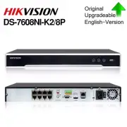 Hikvision DS-7608NI-K2/8P 8CH 8POE 2SATA 4K NVR H.265+ Network Video Recorder AU