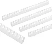 uxcell 25mm (1") Plastic Binding Combs, 10 Pcs 21 Rings Comb Binding Spines 225 Sheet Capacity Letter Size for Binding Paper Sheets Notebook Calendar Picture Album, White