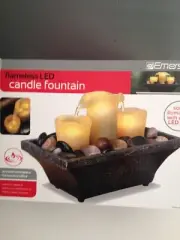 Emerson flameless LED candle fountain NEW