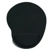 4 Pcs Computer Mouse Pad Solid Wrist Protection Anti-Slip Pad Black