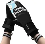 [Generic] Snowboard Gloves Men Women Ski Gloves Winter Gloves Snowboard Gloves Snow Gloves Touchscreen Riding Gloves Waterproof Ski Gloves Men Women
