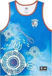 [Western Bulldogs] AFL Footy Mens Adults Indigenous Training Singlet